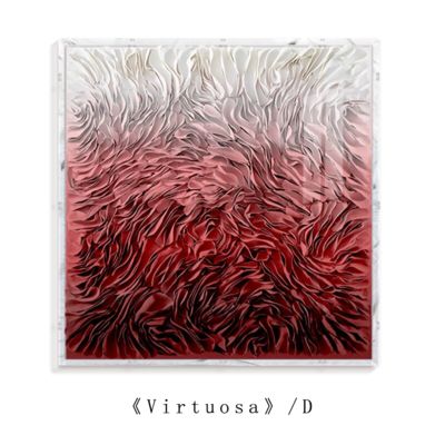 Strong color contrast effect Colorful Abstract Mixed Media Canvas Wall Art