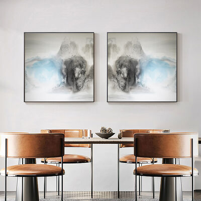 Customized Size 100% Hand Painted Modern Abstract Landscape Oil Painting Canvas Wall Art